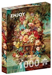 Puzzle 1000 Martwa natura z modraszką, Hans Zatzka. Wydawca: G3. Multiszop.pl Opakowanie Puzzle 1000 Martwa natura z modraszką, Hans Zatzka