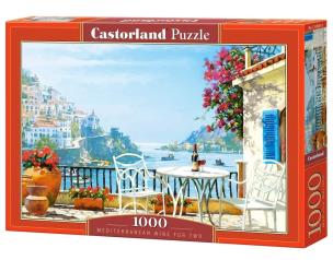 Puzzle 1000 Mediterranean Wine for Two. Wydawca: Castorland. Multiszop.pl Opakowanie Puzzle 1000 Mediterranean Wine for Two