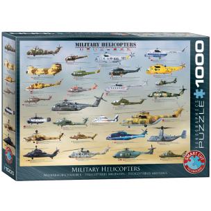 Opakowanie Puzzle 1000 Military Helicopters 6000-0088