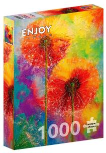 Puzzle 1000 Mniszki lekarskie. Wydawca: G3. Multiszop.pl Opakowanie Puzzle 1000 Mniszki lekarskie