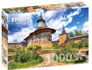 Puzzle 1000 Monastyr Sucevita/Suczawica/Rumunia. Wydawca: G3. Multiszop.pl Opakowanie Puzzle 1000 Monastyr Sucevita/Suczawica/Rumunia
