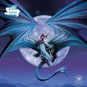 Opakowanie Puzzle 1000 Moonstone Anne Stokes Smok i księżyc