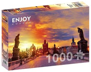 Puzzle 1000 Most Karola w Pradze/Czechy. Wydawca: G3. Multiszop.pl Opakowanie Puzzle 1000 Most Karola w Pradze/Czechy