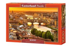 Puzzle 1000 Mosty Florencji CASTOR. Wydawca: Castorland. Multiszop.pl Opakowanie Puzzle 1000 Mosty Florencji CASTOR