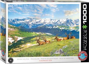 Opakowanie Puzzle 1000 Mountain Elks 6000-5705