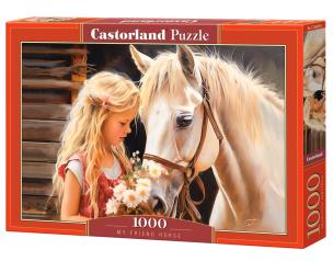Puzzle 1000 My Friend Horse. Wydawca: Castorland. Multiszop.pl Opakowanie Puzzle 1000 My Friend Horse