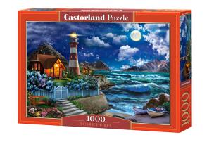 Puzzle 1000 Noc żeglarzy C-104864. Wydawca: CASTOR. Multiszop.pl Opakowanie Puzzle 1000 Noc żeglarzy C-104864