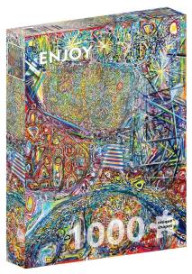 Puzzle 1000 Osada. Wydawca: G3. Multiszop.pl Opakowanie Puzzle 1000 Osada