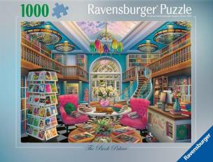 Puzzle 1000 Pałac Książek. Wydawca: Ravensburger. Multiszop.pl Opakowanie Puzzle 1000 Pałac Książek