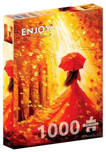 Puzzle 1000 Pani Jesień. Wydawca: G3. Multiszop.pl Opakowanie Puzzle 1000 Pani Jesień