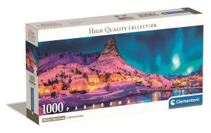 Opakowanie Puzzle 1000 Panorama Colorful Night Lofoten Island