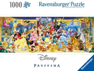 Puzzle 1000 Panorama Postacie Disney. Wydawca: Ravensburger. Multiszop.pl Opakowanie Puzzle 1000 Panorama Postacie Disney