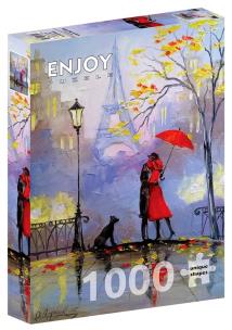 Puzzle 1000 Paryż we troje. Wydawca: G3. Multiszop.pl Opakowanie Puzzle 1000 Paryż we troje