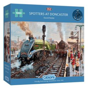 Puzzle 1000 Pasjonaci kolei. Wydawca: G3. Multiszop.pl Opakowanie Puzzle 1000 Pasjonaci kolei