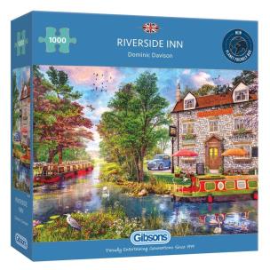 Puzzle 1000 Pensjonat Riverside Inn. Wydawca: G3. Multiszop.pl Opakowanie Puzzle 1000 Pensjonat Riverside Inn