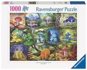 Puzzle 1000 Piekne grzyby. Wydawca: Ravensburger. Multiszop.pl Opakowanie Puzzle 1000 Piekne grzyby