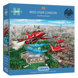 Puzzle 1000 Pokazy lotnicze nad Londynem. Wydawca: G3. Multiszop.pl Opakowanie Puzzle 1000 Pokazy lotnicze nad Londynem