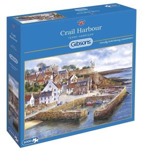 Puzzle 1000 Port w Crail/Szkocja. Wydawca: G3. Multiszop.pl Opakowanie Puzzle 1000 Port w Crail/Szkocja