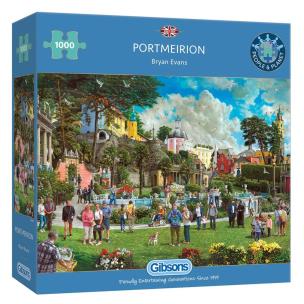 Opakowanie Puzzle 1000 Portmeirion, Walia