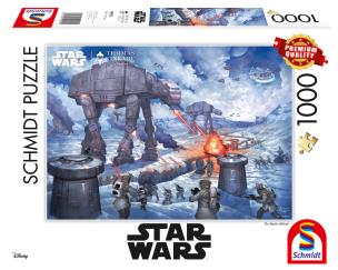 Opakowanie Puzzle 1000 PQ Star Wars Bitwa o Hoth T. Kinkade 110802