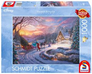 Opakowanie Puzzle 1000 PQ T.Kinkade Kopciuszek powrót do domu na święta 113368