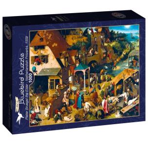 Opakowanie Puzzle 1000 Przysłowa, Brueghel 1559