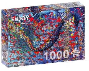 Puzzle 1000 Ptasie pióra. Wydawca: G3. Multiszop.pl Opakowanie Puzzle 1000 Ptasie pióra