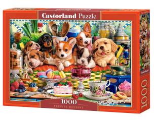 Opakowanie Puzzle 1000 Puppies Dessert CASTOR