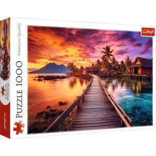 Opakowanie Puzzle 1000 Rajska wyspa TREFL