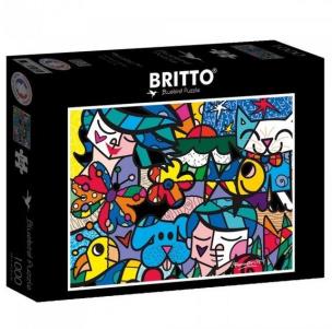 Opakowanie Puzzle 1000 Romero Britto, Ogród pełen kolorów