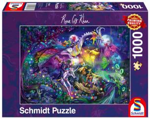 Puzzle 1000 Rose Cat Khan, Cyrk nocy letniej. Wydawca: G3. Multiszop.pl Opakowanie Puzzle 1000 Rose Cat Khan, Cyrk nocy letniej