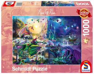 Puzzle 1000 Rose Cat Khan, Smoczy konkurs. Wydawca: G3. Multiszop.pl Opakowanie Puzzle 1000 Rose Cat Khan, Smoczy konkurs