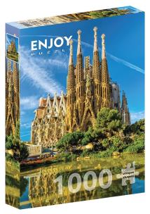 Puzzle 1000 Sagrada Familia/Barcelona/Hiszpania. Wydawca: G3. Multiszop.pl Opakowanie Puzzle 1000 Sagrada Familia/Barcelona/Hiszpania