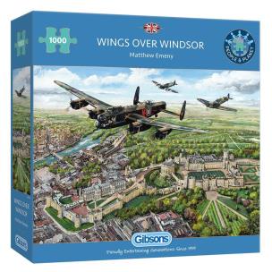 Puzzle 1000 Samoloty nad Zamkiem Windsor. Wydawca: G3. Multiszop.pl Opakowanie Puzzle 1000 Samoloty nad Zamkiem Windsor