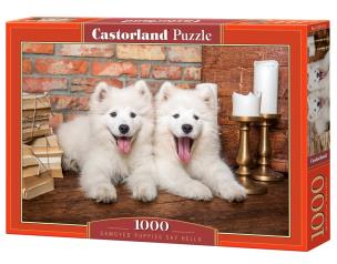 Puzzle 1000 Samoyed Puppies Say Hello. Wydawca: Castorland. Multiszop.pl Opakowanie Puzzle 1000 Samoyed Puppies Say Hello