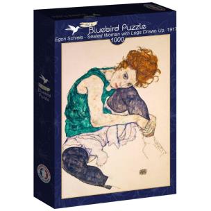 Opakowanie Puzzle 1000 Siedząca kobieta, Egon Schiele