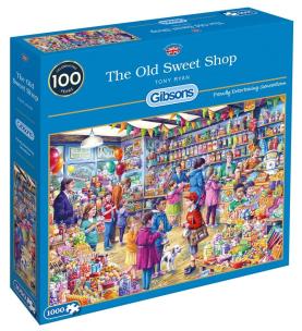 Puzzle 1000 Sklep ze słodyczami. Wydawca: G3. Multiszop.pl Opakowanie Puzzle 1000 Sklep ze słodyczami