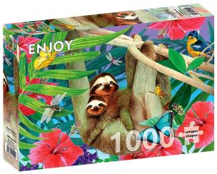 Opakowanie Puzzle 1000 Słodkie leniwce