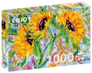 Puzzle 1000 Słoneczniki. Wydawca: G3. Multiszop.pl Opakowanie Puzzle 1000 Słoneczniki