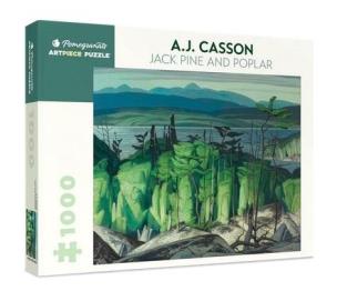 Opakowanie Puzzle 1000 Sosny i topole, A. J. Casson