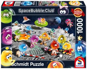 Puzzle 1000 Spacebubble, Na księżycu. Wydawca: G3. Multiszop.pl Opakowanie Puzzle 1000 Spacebubble, Na księżycu