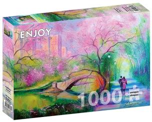 Puzzle 1000 Spacer w miejskim parku. Wydawca: G3. Multiszop.pl Opakowanie Puzzle 1000 Spacer w miejskim parku
