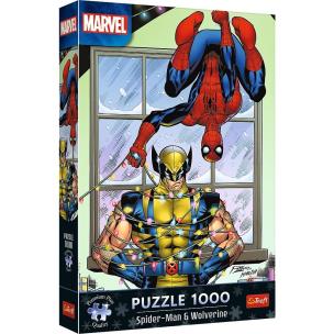 Opakowanie Puzzle 1000 Spider-Man&Wolverine: Święta TREFL
