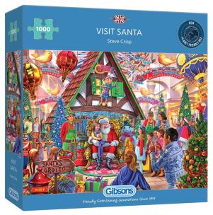 Puzzle 1000 Spotkanie ze Świętym Mikołajem. Wydawca: G3. Multiszop.pl Opakowanie Puzzle 1000 Spotkanie ze Świętym Mikołajem