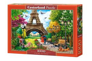 Puzzle 1000 Spring in Paris CASTOR. Wydawca: Castorland. Multiszop.pl Opakowanie Puzzle 1000 Spring in Paris CASTOR