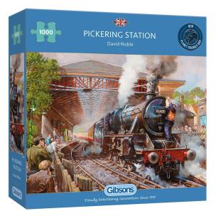Puzzle 1000 Stacja kolejowa w Pickering/Anglia. Wydawca: G3. Multiszop.pl Opakowanie Puzzle 1000 Stacja kolejowa w Pickering/Anglia