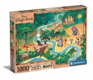 Opakowanie Puzzle 1000 Story Maps Księga Dżungli