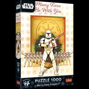 Opakowanie Puzzle 1000 Świąteczny Patrol Szturmowców TREFL