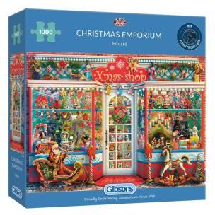 Puzzle 1000 Świąteczny sklep. Wydawca: G3. Multiszop.pl Opakowanie Puzzle 1000 Świąteczny sklep