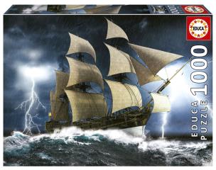 Puzzle 1000 Sztorm. Wydawca: Educa. Multiszop.pl Opakowanie Puzzle 1000 Sztorm